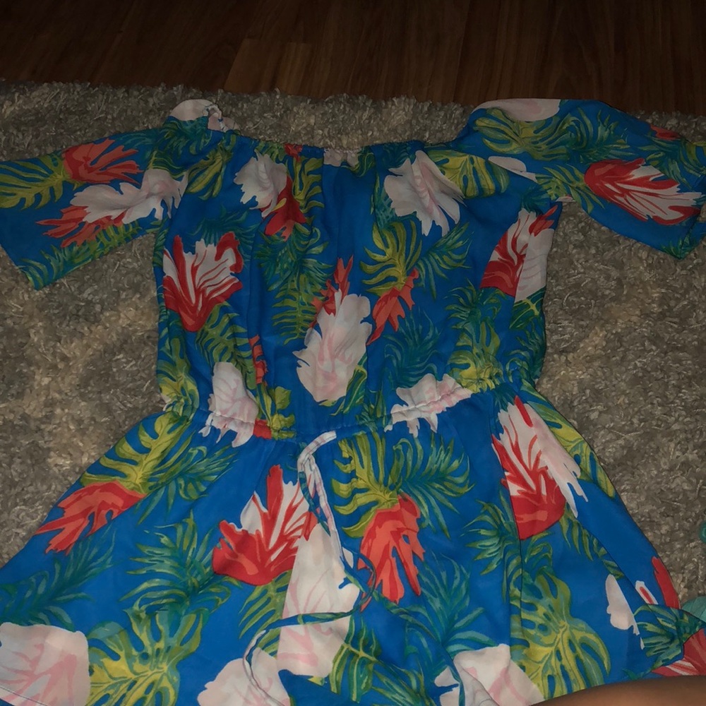 Beachy off the shoulder romper